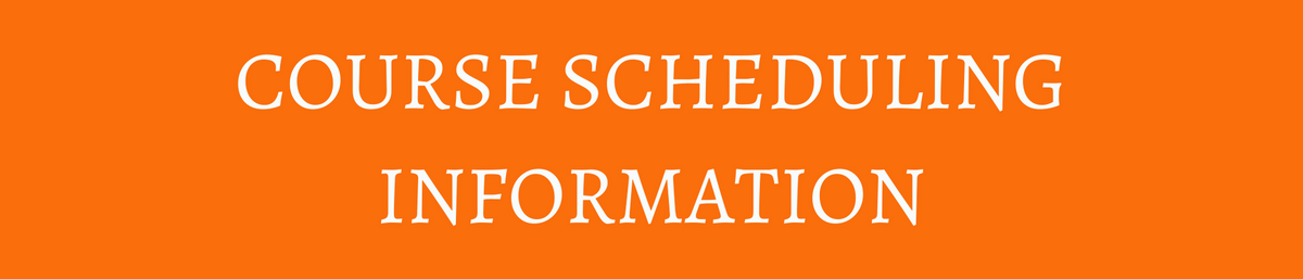Course Scheduling Information